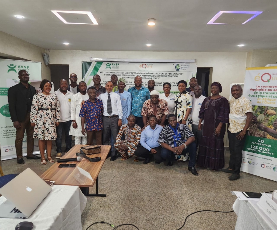 REFLECTION WORKSHOP ON STRATEGIES FOR THE INSTITUTIONAL AND FINANCIAL SUSTAINABILITY OF FAIR TRADE PLATFORMS SUPPORTED BY THE EQUITY PROGRAM IN COTE D’IVORIE